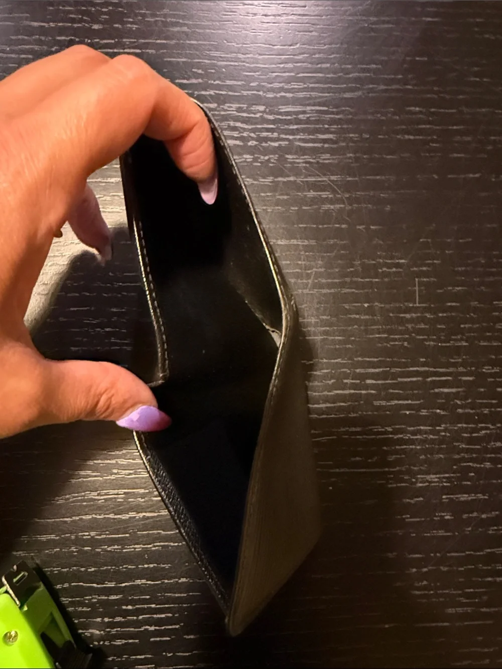 Louis Vuitton Black Epi Leather Wallet